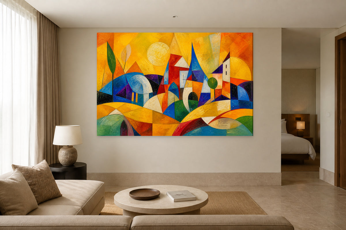 Lively colorful