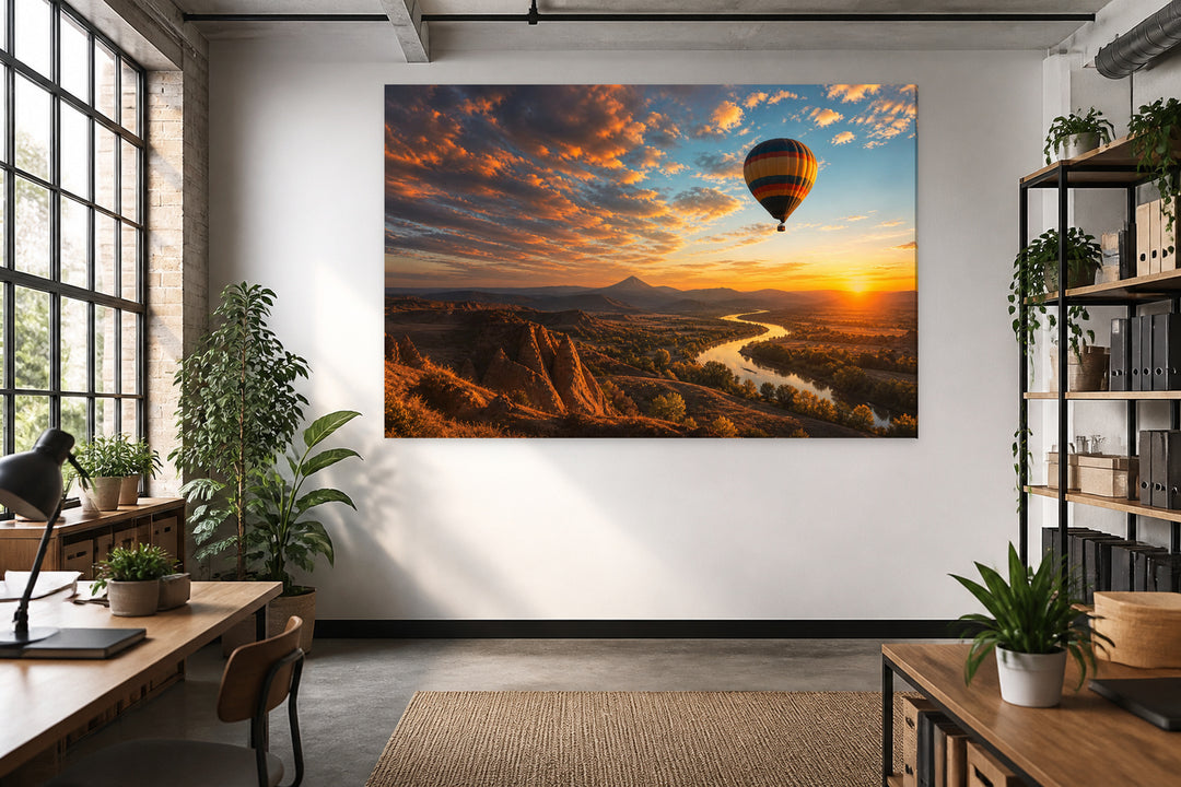 Mongolfiera at sunset – interior view 3
