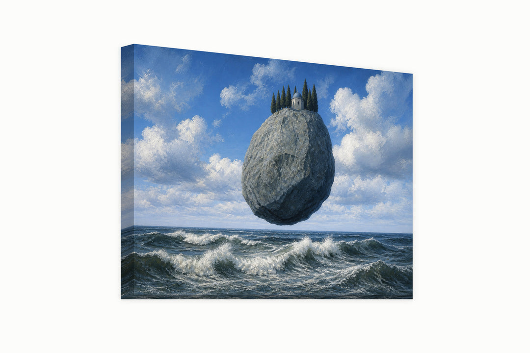 The Pyrenei Castle - René Magritte – front view