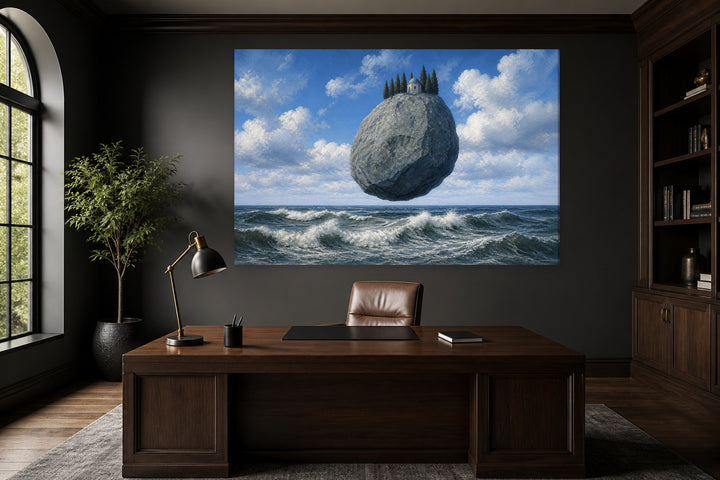 The Pyrenei Castle - René Magritte – interior view 1