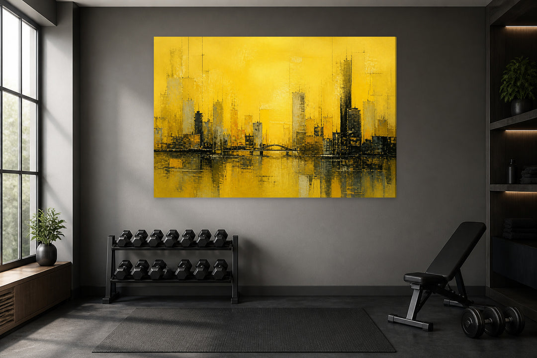 City in yellow – interior view 1