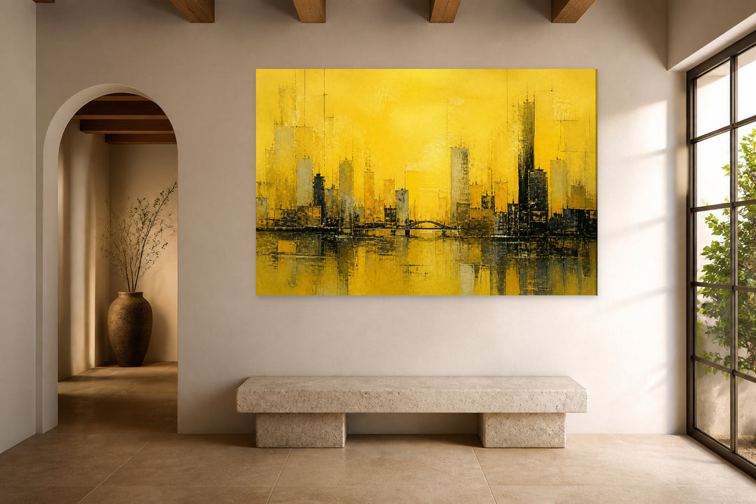 City in yellow – interior view 3