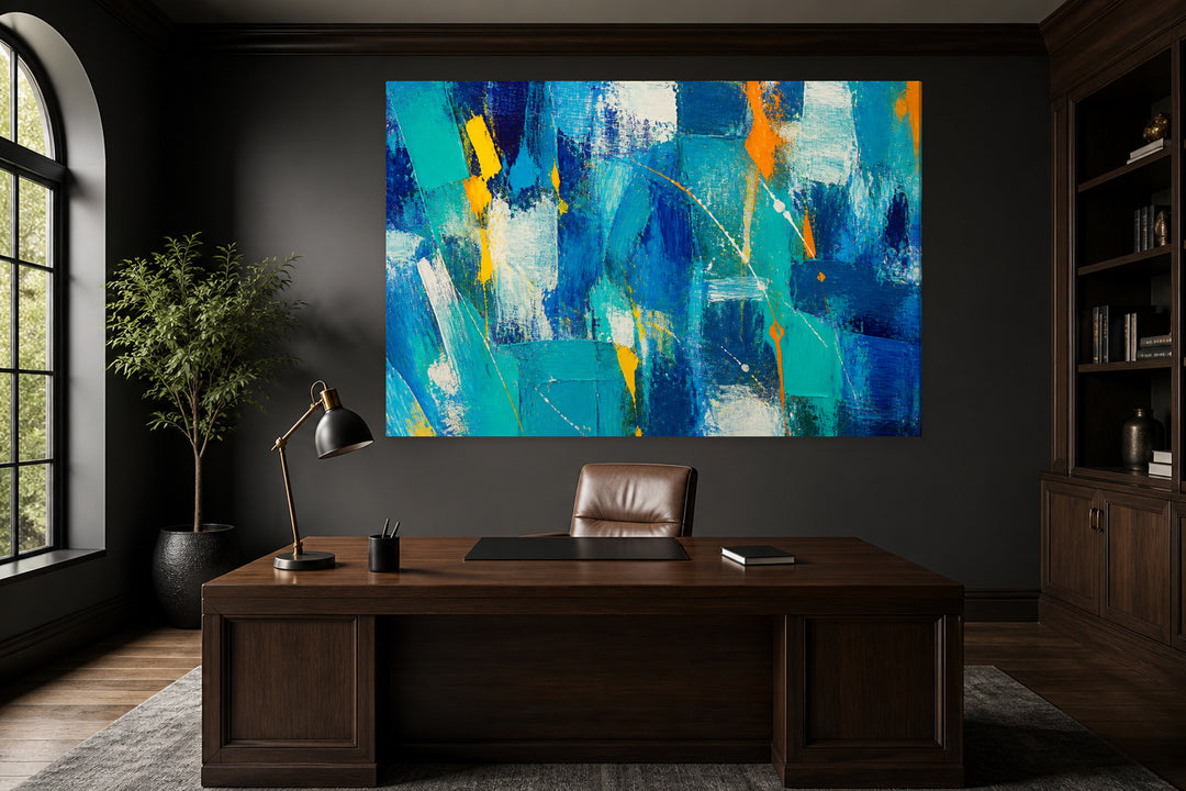 Abstract blue — Edition 1 – interior view 1