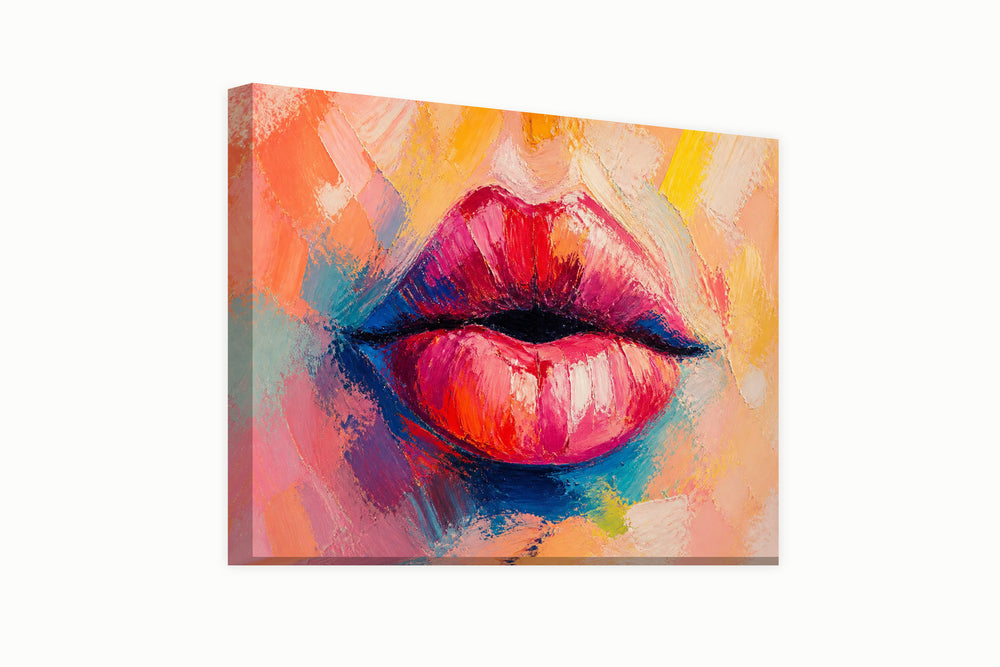 Abstract kiss – front view