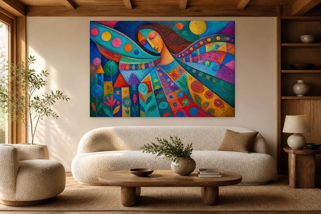 Colored angel – interior view 1