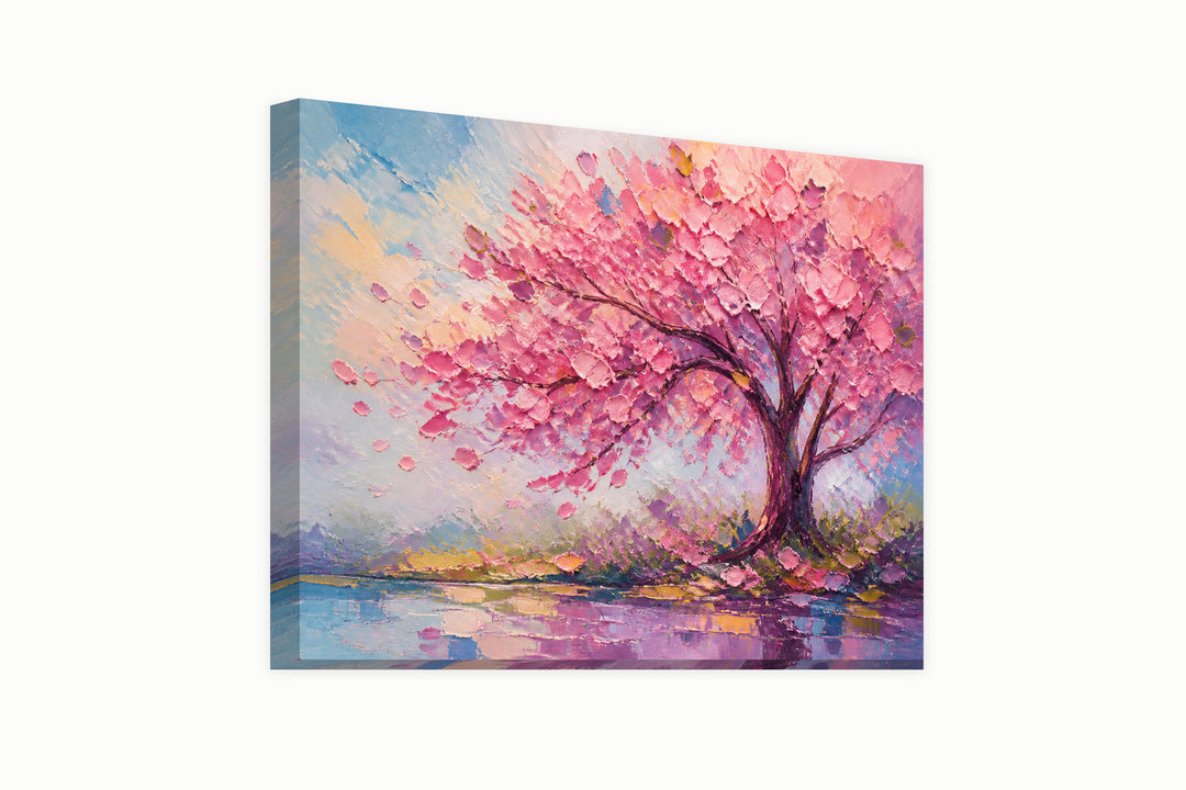 Pink tree – front view