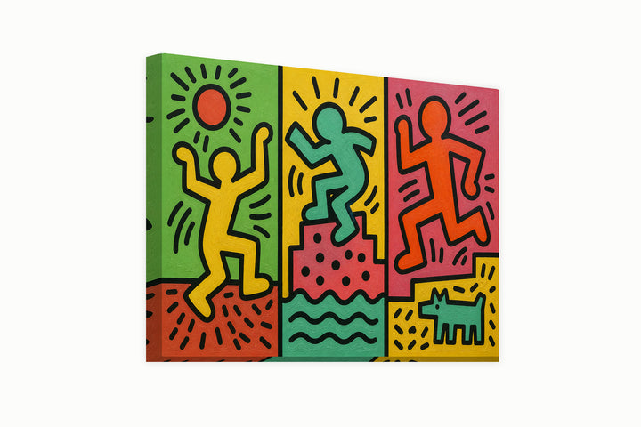 Set Keith Haring Dusseldorf - 3 pieces – front view