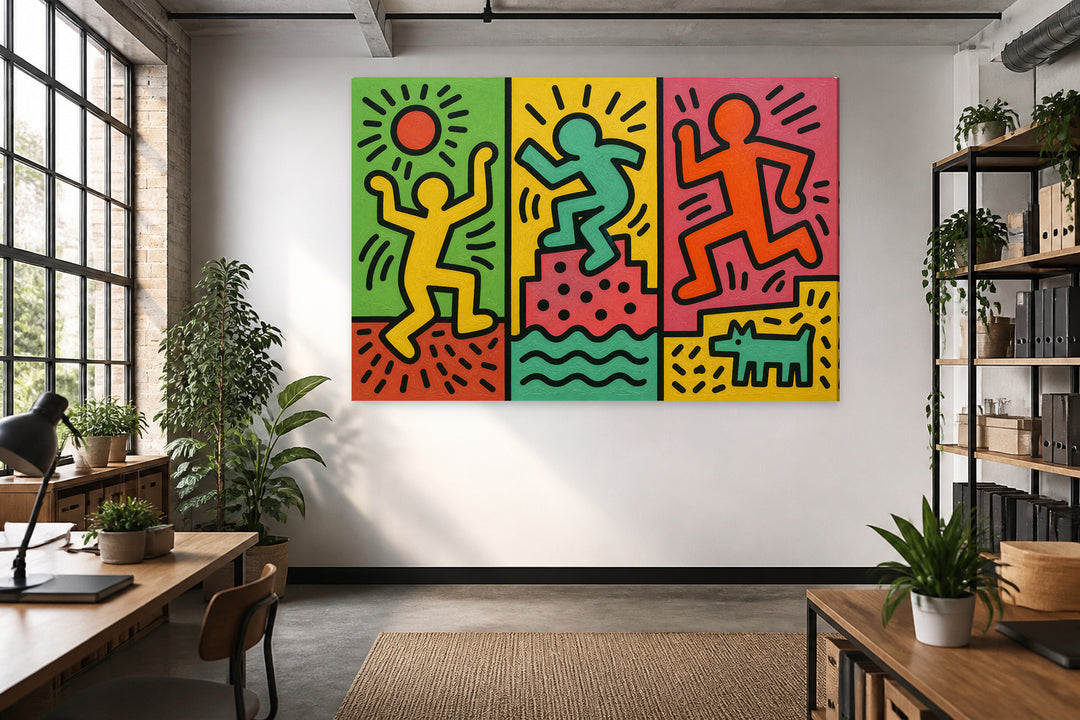 Set Keith Haring Dusseldorf - 3 pieces – interior view 3