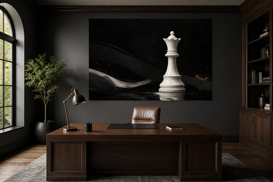 Regina - Black background – interior view 1