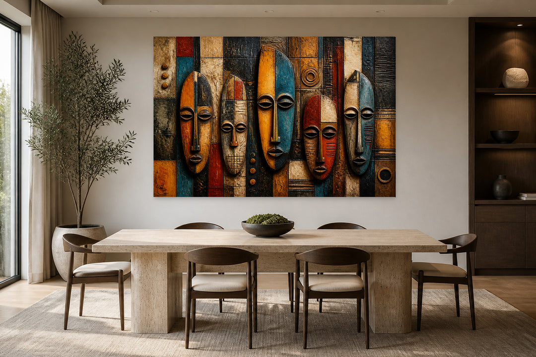 African masks – interior view 2
