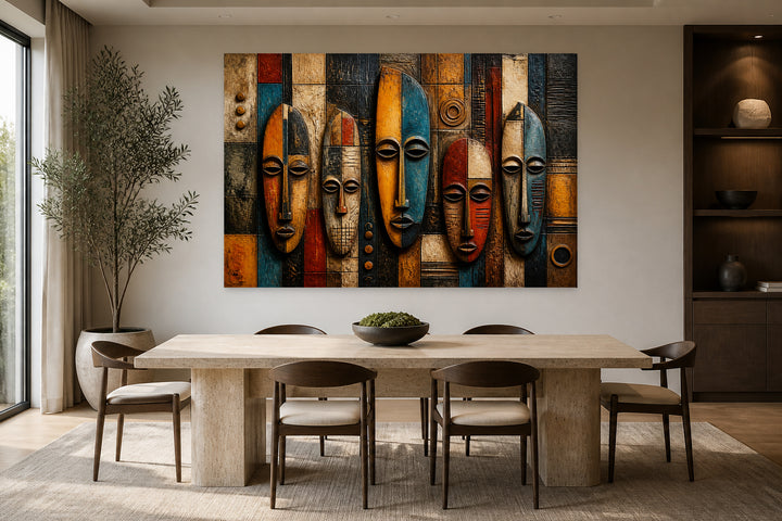 African masks – interior view 2