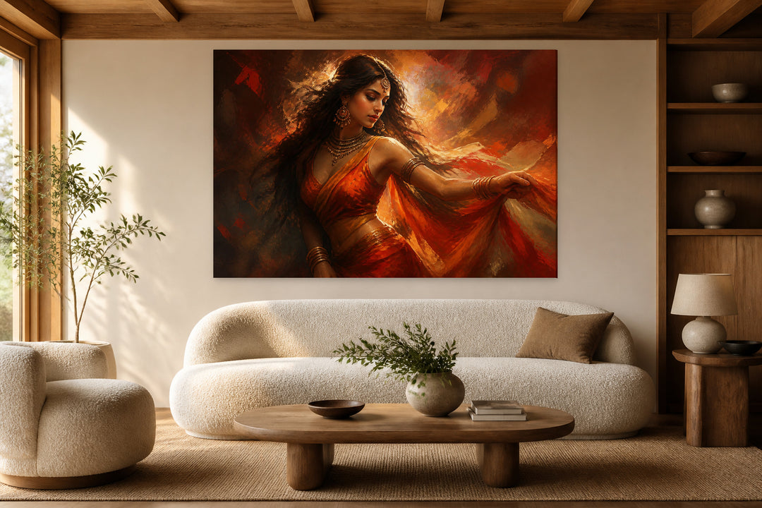 Indian woman – interior view 1