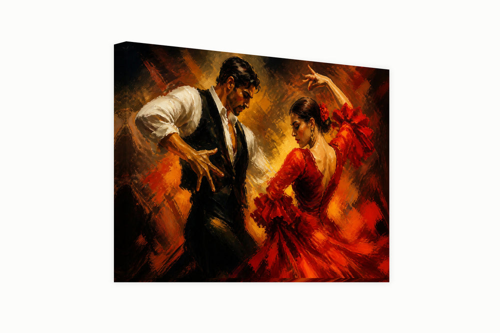 Pair of flamenco – front view