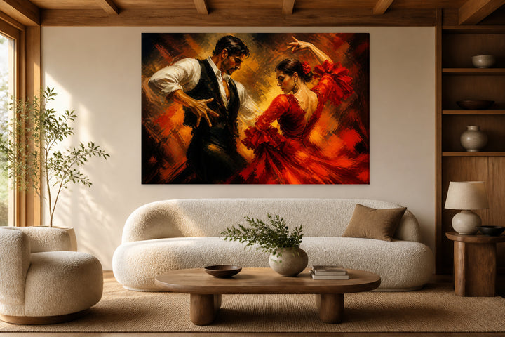 Pair of flamenco – interior view 1