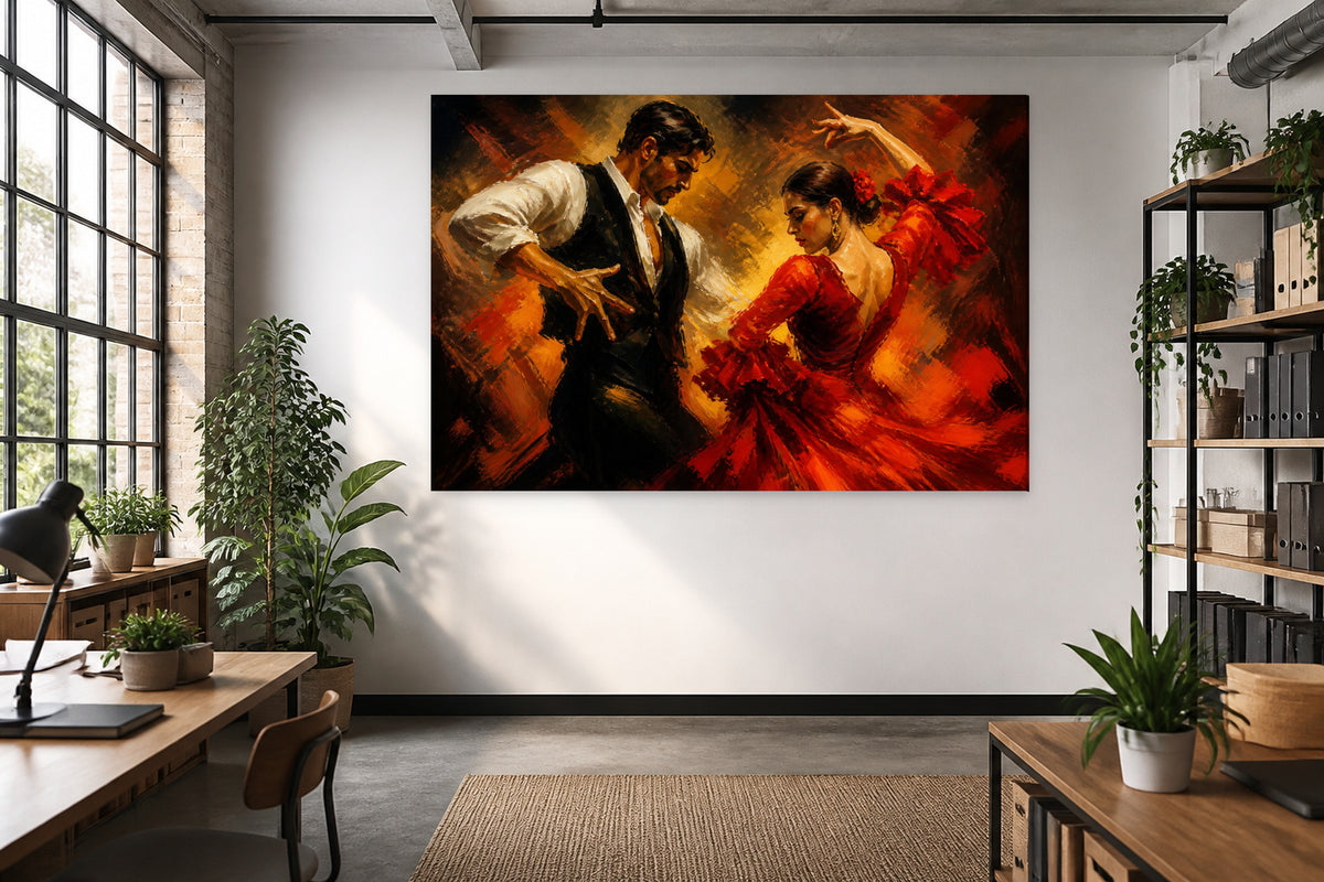 Pair of flamenco