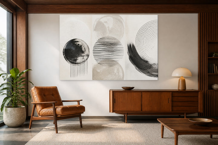 Modern circle line - 3 pieces set – interior view 2