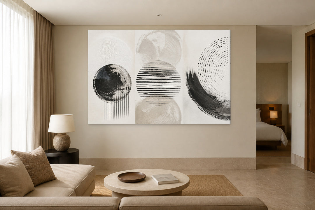 Modern circle line - 3 pieces set – interior view 3