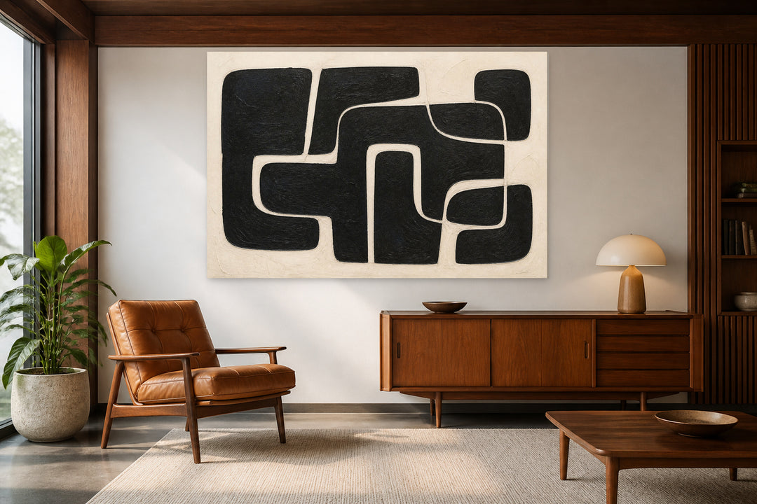Black labyrinth and cream – interior view 2