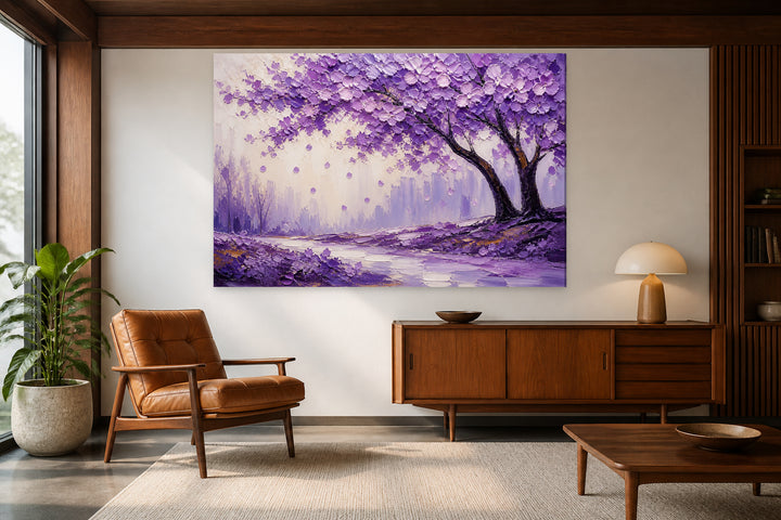 Jacaranda purple tree – interior view 2