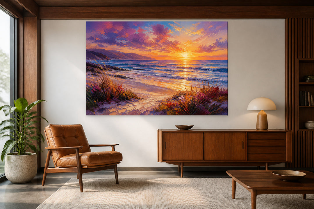 Sunset on the beach – interior view 2