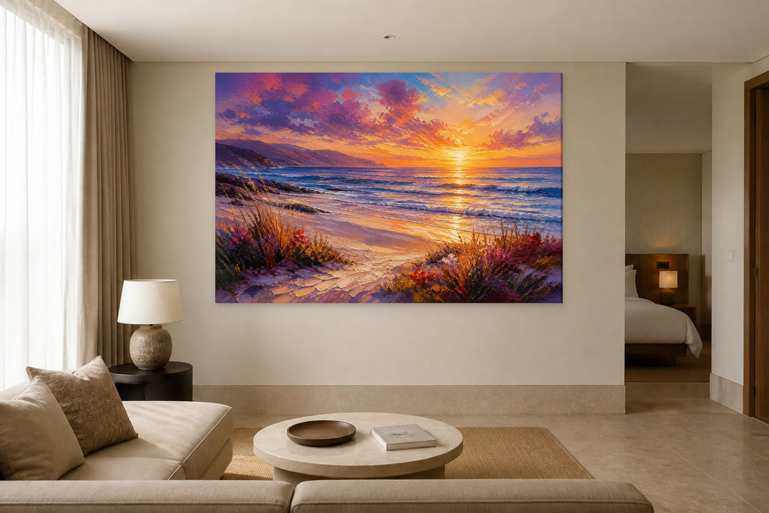 Sunset on the beach – interior view 3