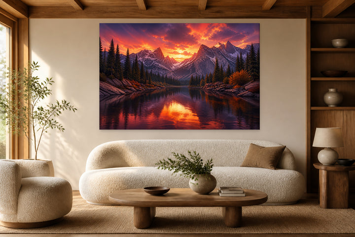 National Park at sunset – interior view 1