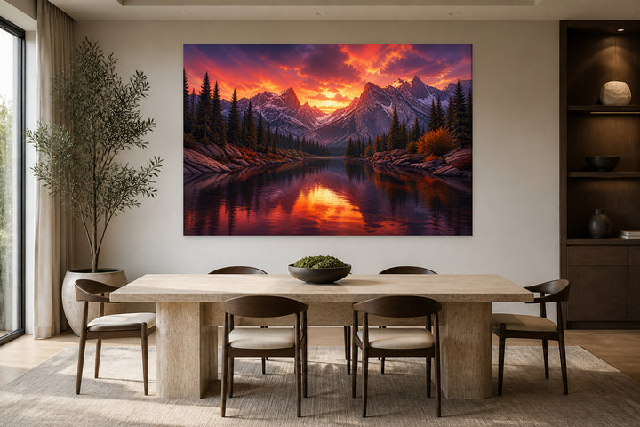National Park at sunset – interior view 2