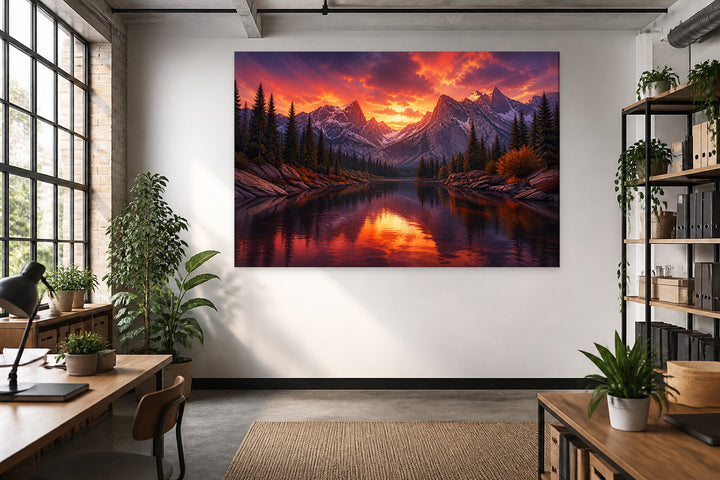 National Park at sunset – interior view 3