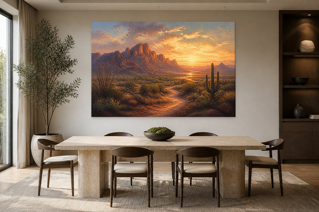 Window on the desert – interior view 2