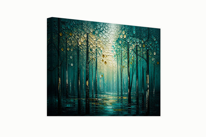 Forest on canvas – front view