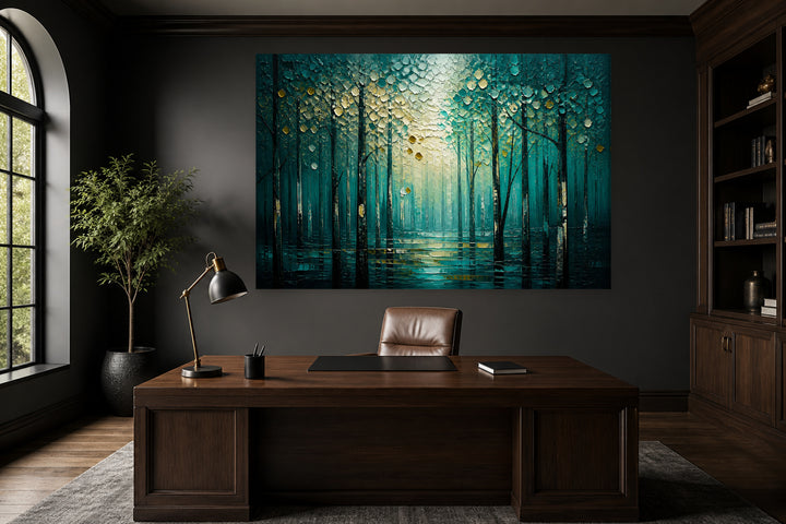 Forest on canvas – interior view 1