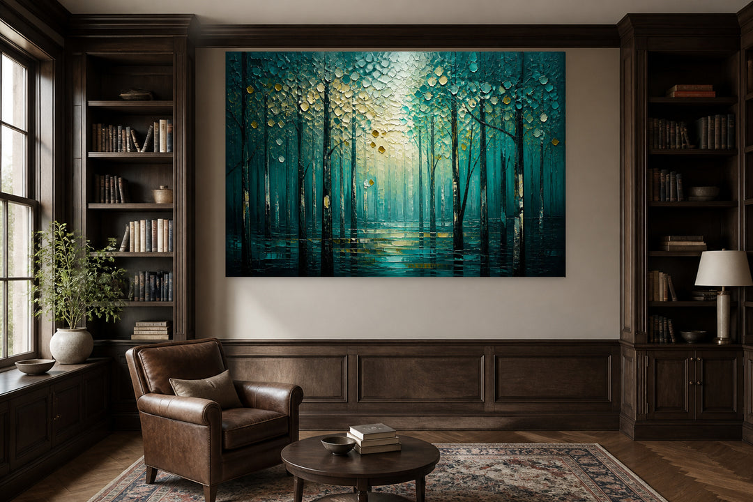 Forest on canvas – interior view 3