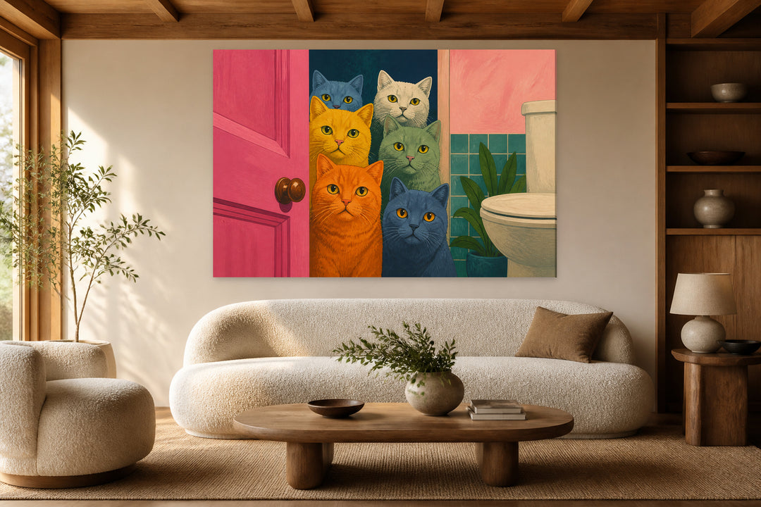 Pooping kittens – interior view 1