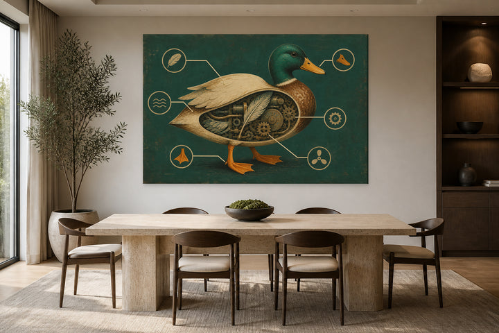 Anatomy of a Duck – interior view 2