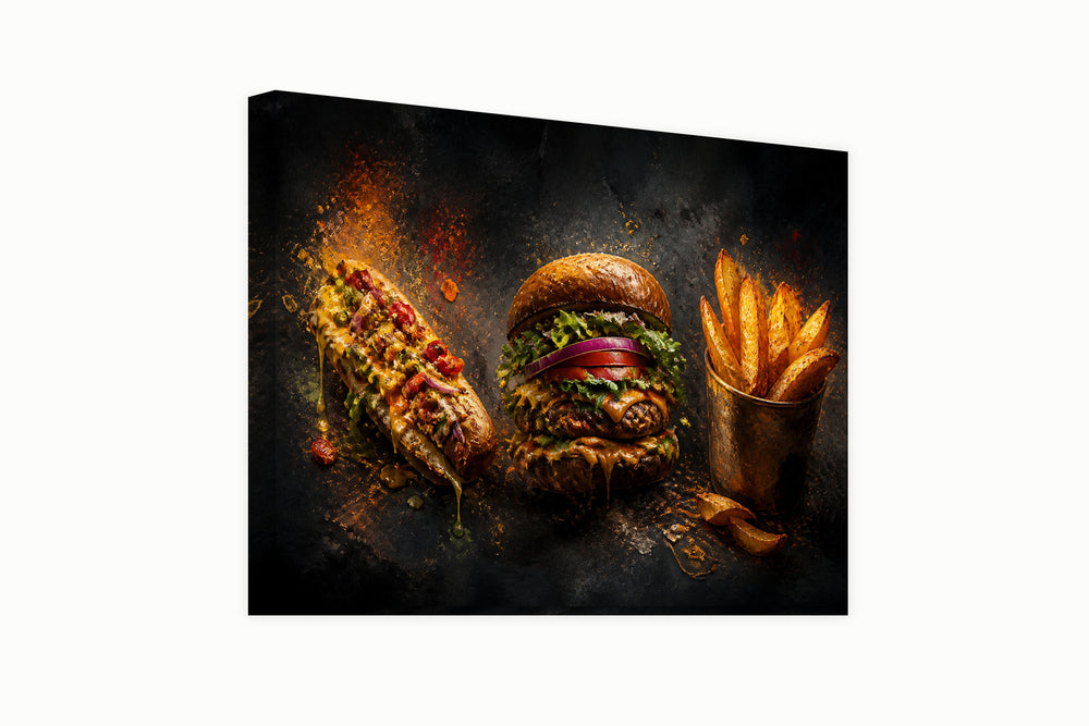 Burger mix – front view