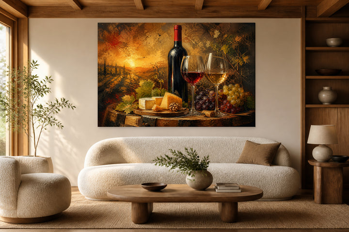 Wine set – interior view 1