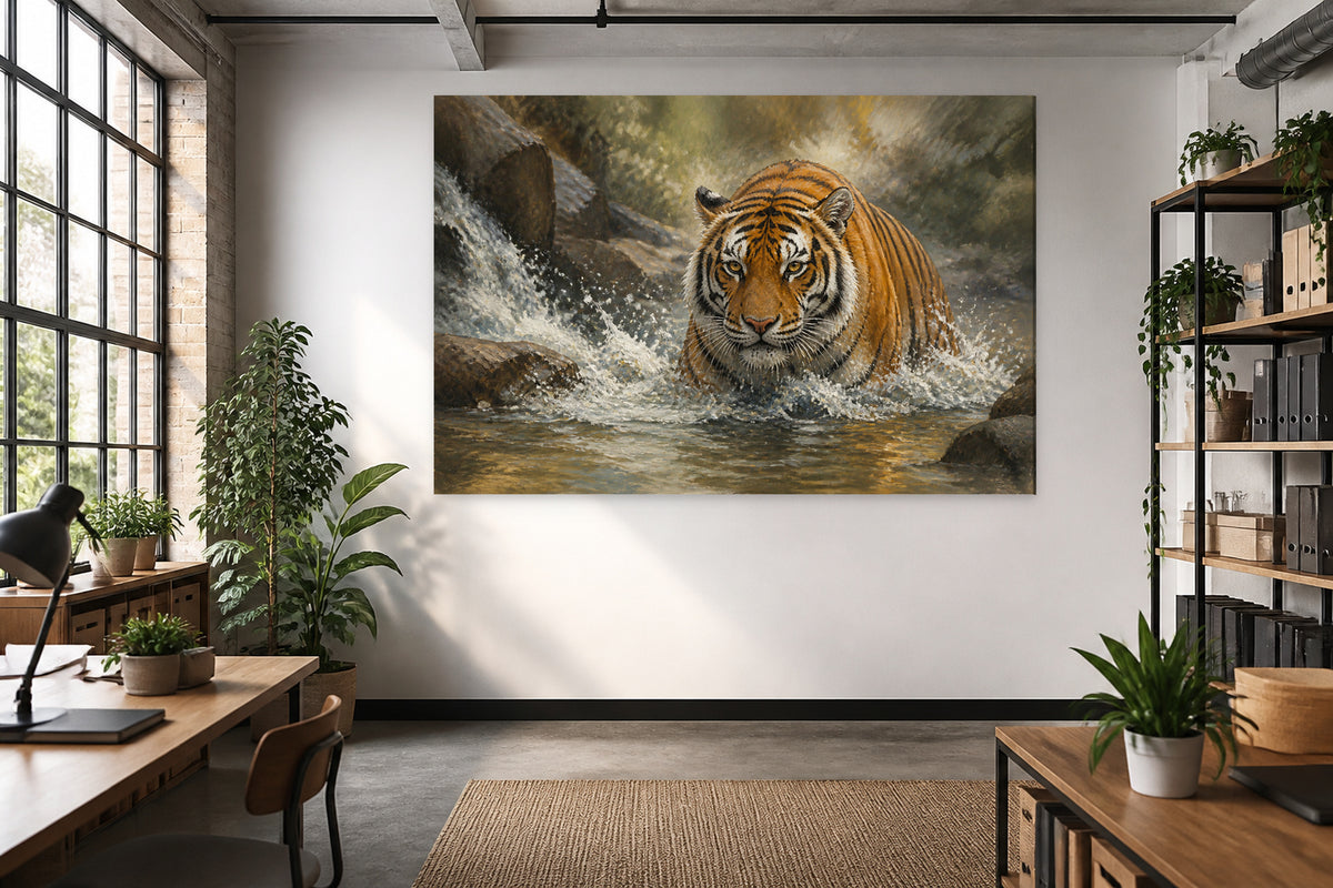 Tigre nell'acqua