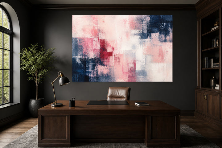 Abstract pink shade – interior view 1