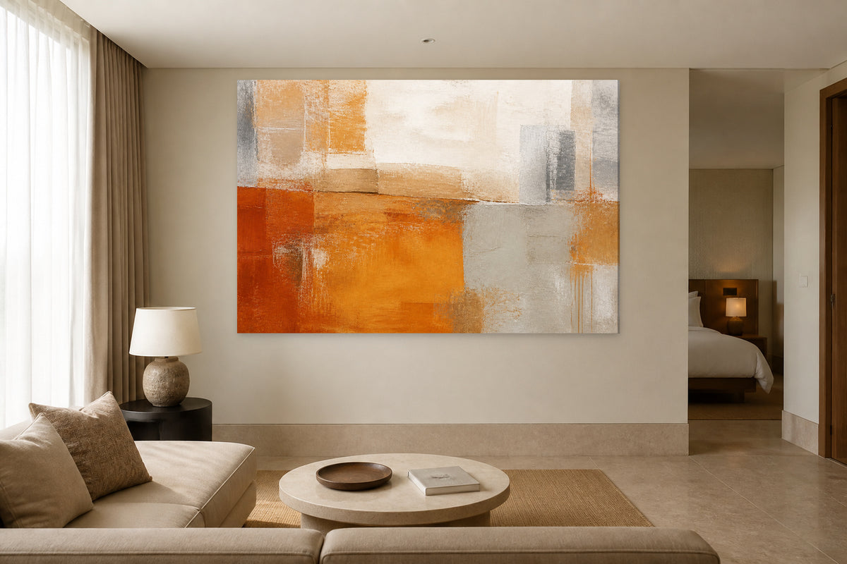 Ocru abstract