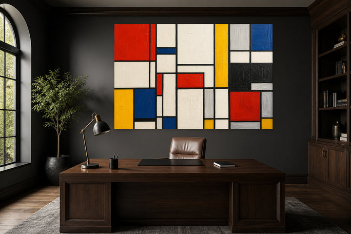 Tris di Mondrian - 3 pieces set – interior view 1
