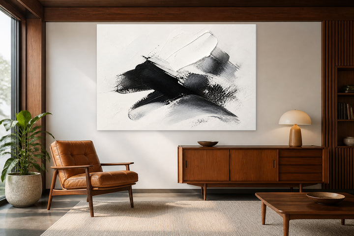 Modern black and white – interior view 2