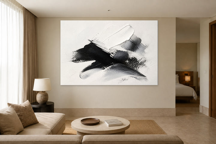 Modern black and white – interior view 3
