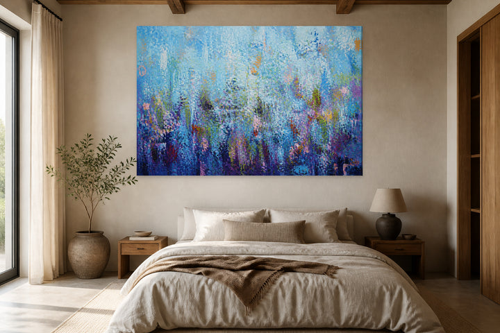 Pollock style blue — Edition 2 – interior view 2