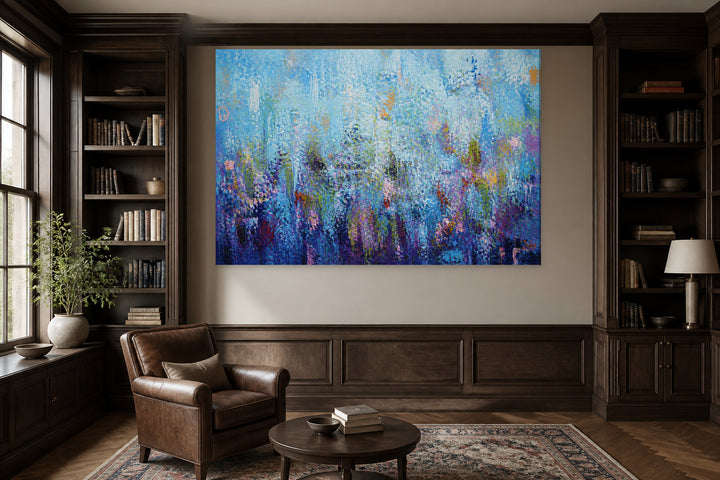 Pollock style blue — Edition 2 – interior view 3