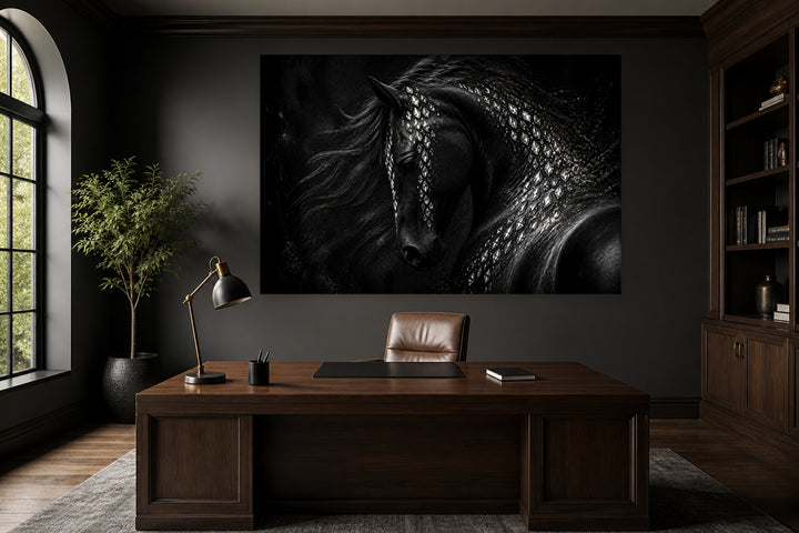 Diamonds to the horse – interior view 1