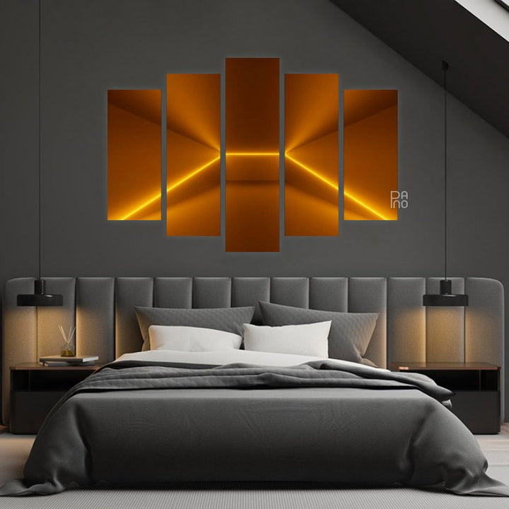 Glowing lines
