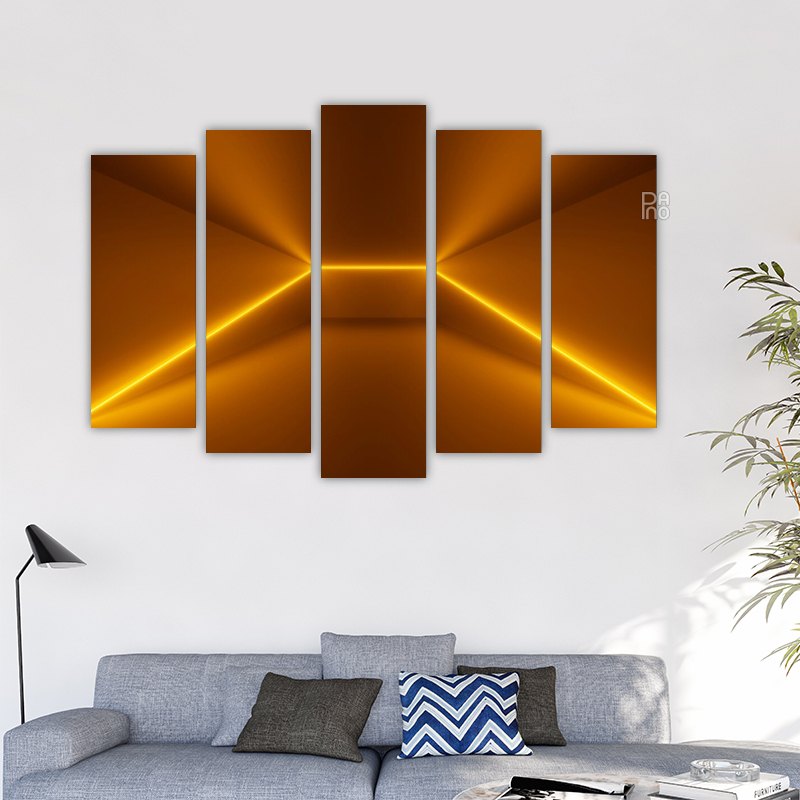 Glowing lines