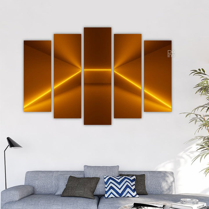 Glowing lines