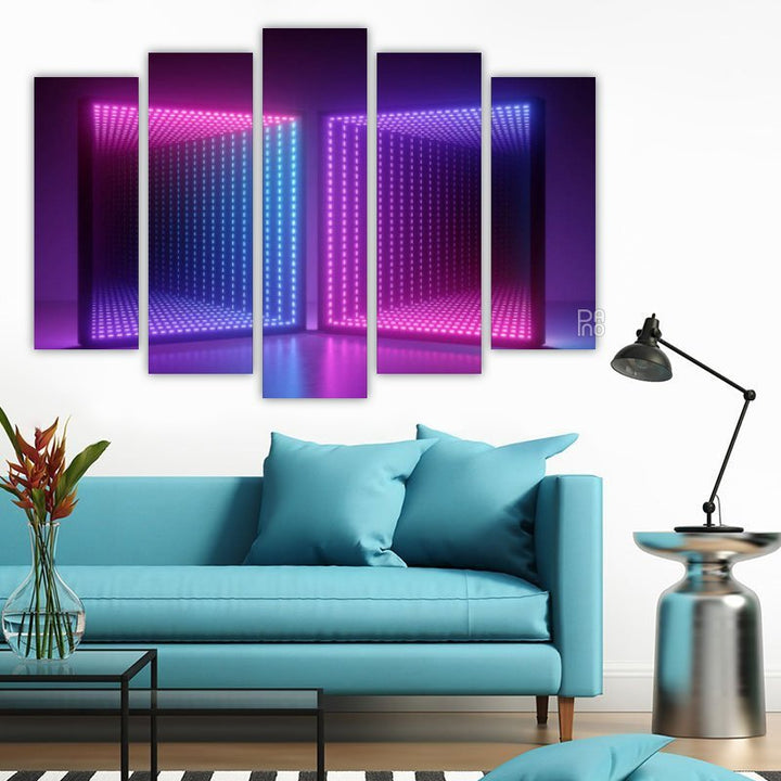 Neon squares