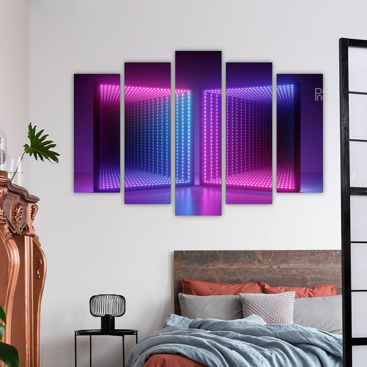 Neon squares